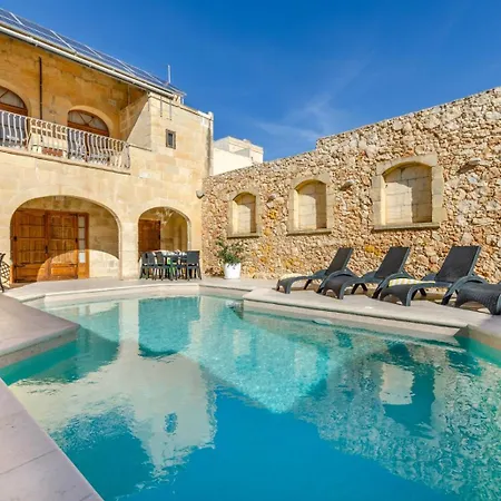 Grand Gozo Farmhouse With Games Room & Pool Sannat Exterior photo